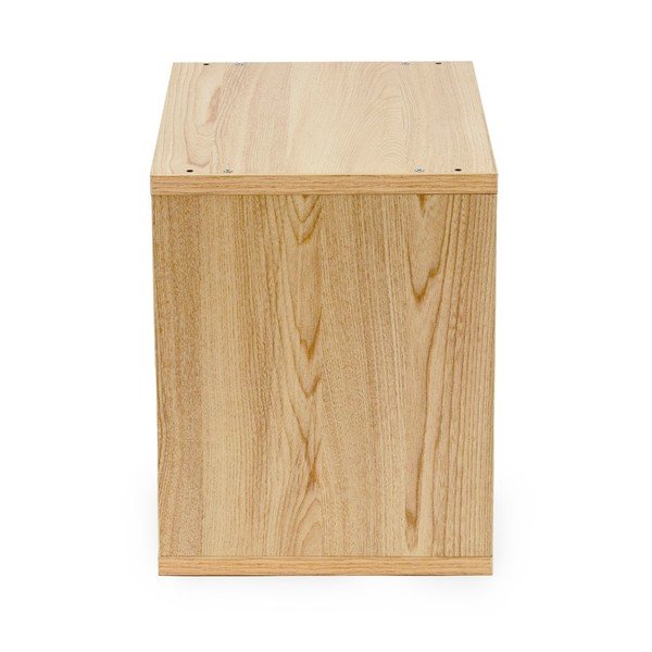 Natúr színű bortartó polcos állvány bükkfa dekorral, palackok száma 9 – Compactor-image-4