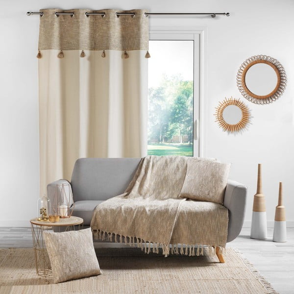 Bézs függöny 140x240 cm New Sultan – douceur d'intérieur-image-2