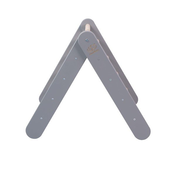 Szürke borovi fenyő pikler háromszög 60x60x60 cm Montessori – Meowbaby-image-4