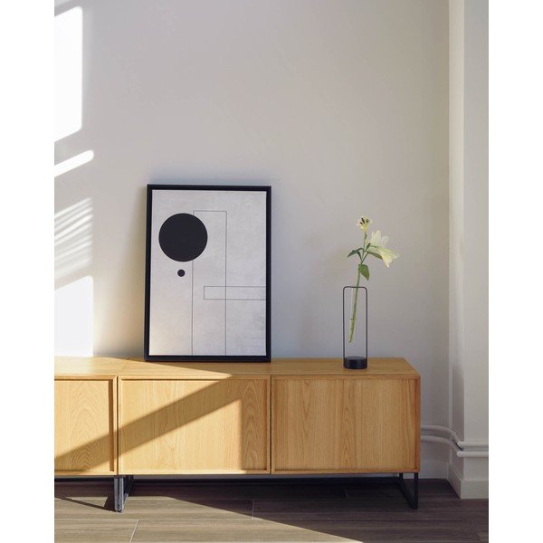 Natúr színű TV-állvány tölgyfa dekorral 112x51x42 cm Taiana – Kave Home-image-2