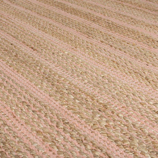 Equinox rózsaszín juta szőnyeg, 160 x 230 cm - Flair Rugs-image-2