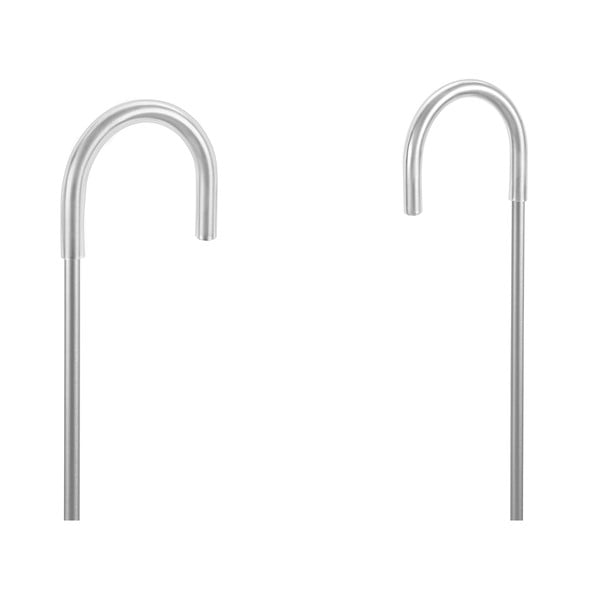 Ezüstszínű függő rozsdamentes acél fürdőszobai polc Origin – Metaltex-image-3