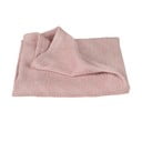 Rózsaszín bio pamut kötött gyerek takaró 80x80 cm Lil Planet – Roba