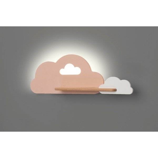 Fehér-rózsaszín gyerek lámpa Cloud – Candellux Lighting-image-2