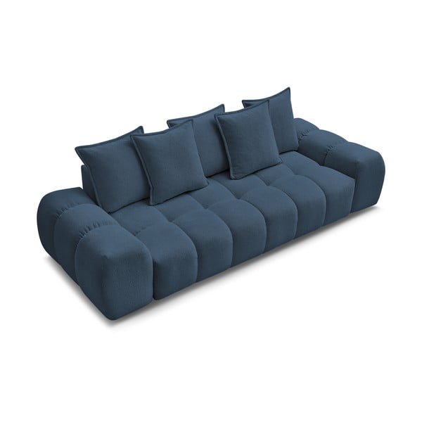 Sötétkék zsenília kanapé 278 cm Everest – Bobochic Paris-image-4