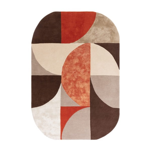 Téglavörös gyapjú szőnyeg 160x230 cm Spice – Asiatic Carpets