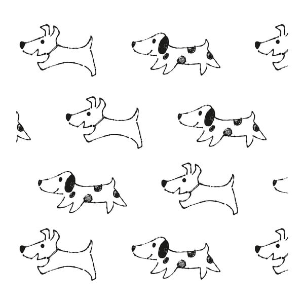 Happy Dogs gyerekszoba tapéta, 48 x 1000 cm - Art for Kids