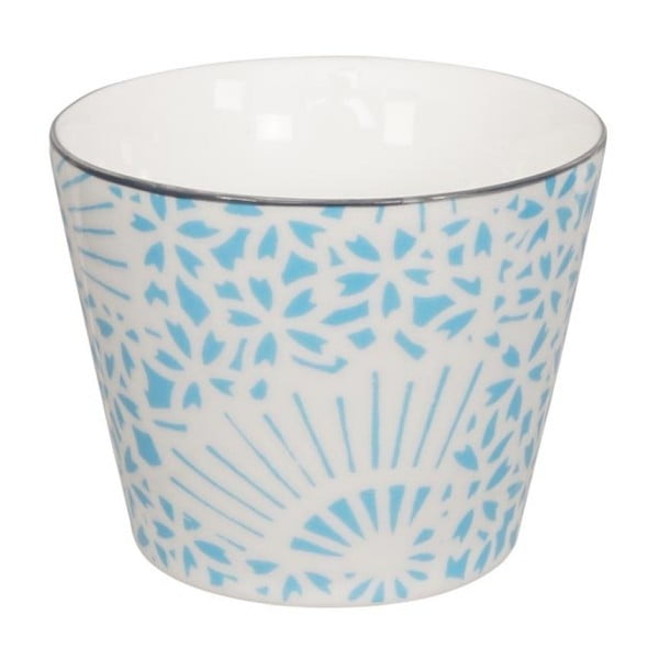Shiki türkiz-fehér porcelán csésze, 180 ml - Tokyo Design Studio