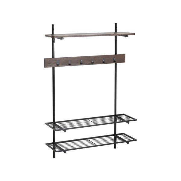 Barna fém előszoba bútor 100x150x25 cm Gilda – Ellos Home