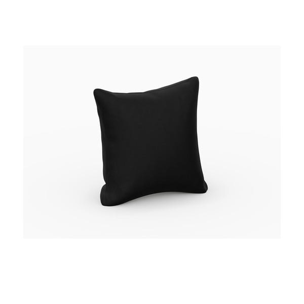 Fekete bársony párna moduláris kanapéhoz Rome Velvet - Cosmopolitan Design-image-1