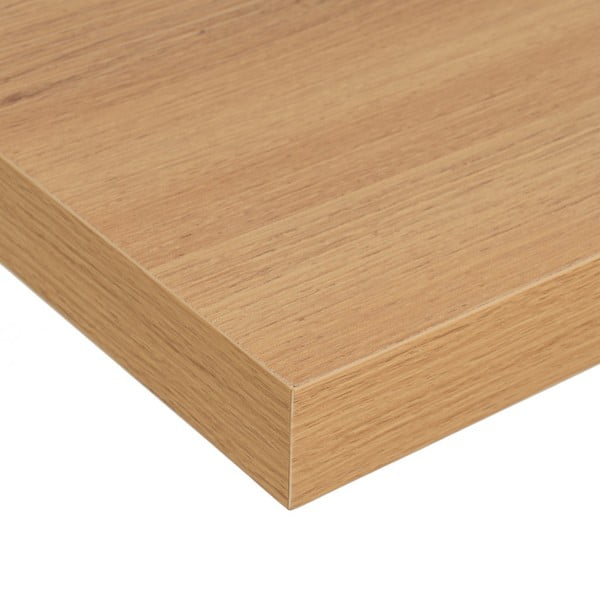 Natúr színű fali polc tölgyfa dekorral 80 cm Estantes – Casa Selección-image-2