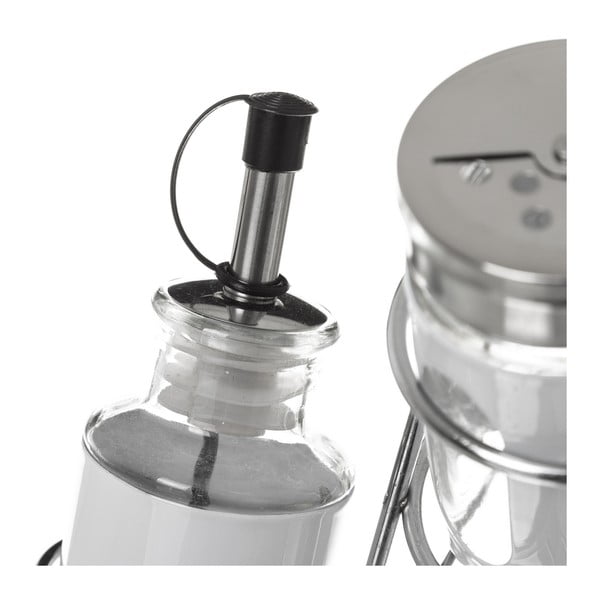 Ecet- és olajtartó készlet állvánnyal 4 db-os – Casa Selección-image-1