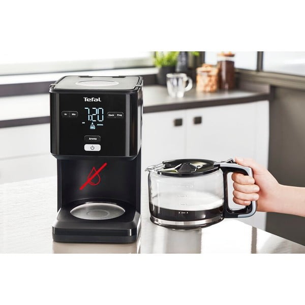 Fekete filteres kávéfőző Smart'n'light CM600810 – Tefal-image-1