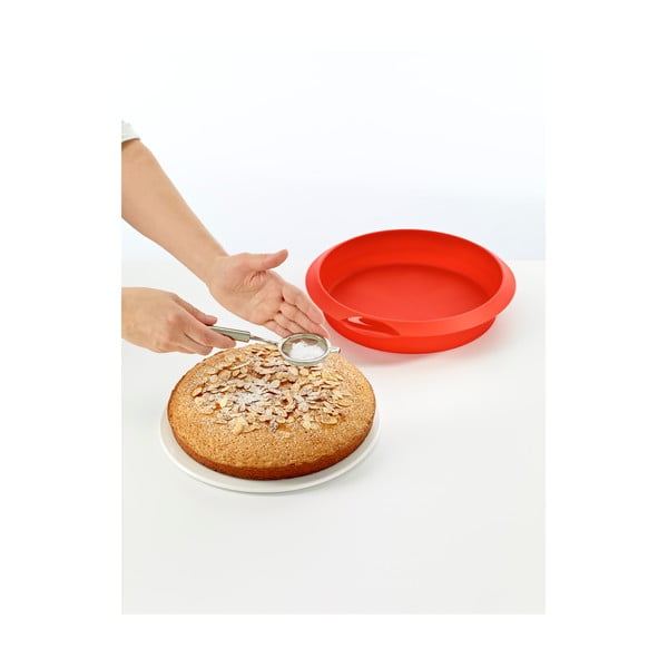 Piros szilikon sütőforma, ⌀ 24 cm - Lékué-image-4