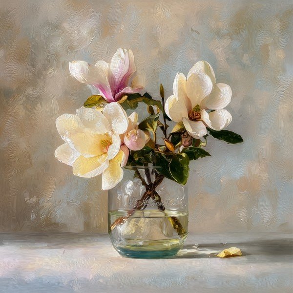 Nyomtatott vászon kép 32x32 cm Magnolias – Styler