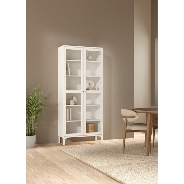 Fehér tálalószekrény 89x203 cm Roma – Tvilum-image-1