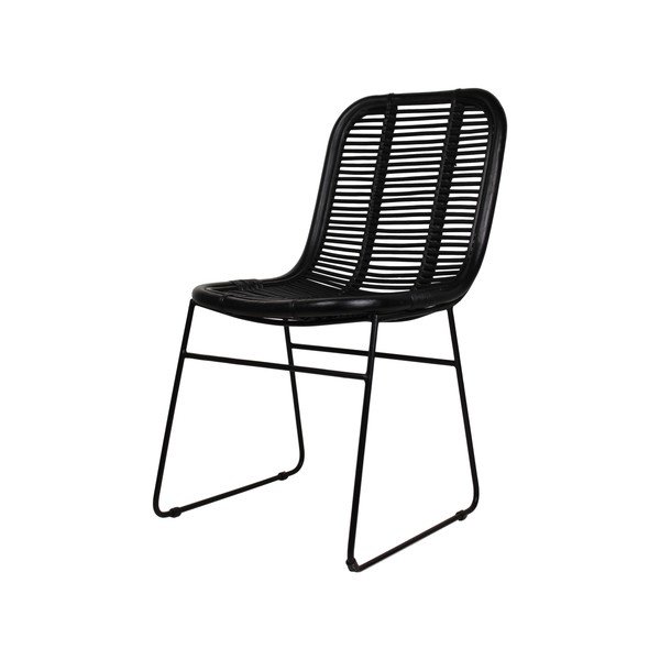 Fekete rattan étkezőszék - HSM collection-image-3