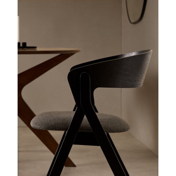 Fekete étkezőszék Godia – Kave Home-image-1