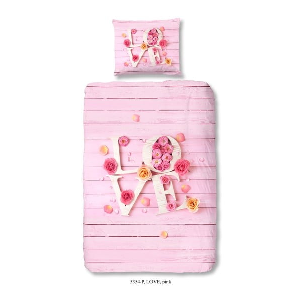 Pinkie Love gyermek ágyneműhuzat garnitúra tiszta pamutból, 140 x 200 cm - Good Morning
