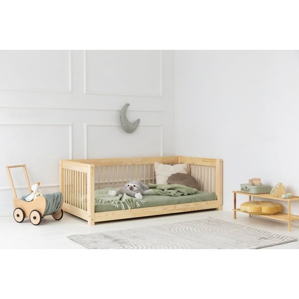 Natúr színű borovi fenyő gyerekágy 70x160 cm Mila CWW – Adeko-image-1