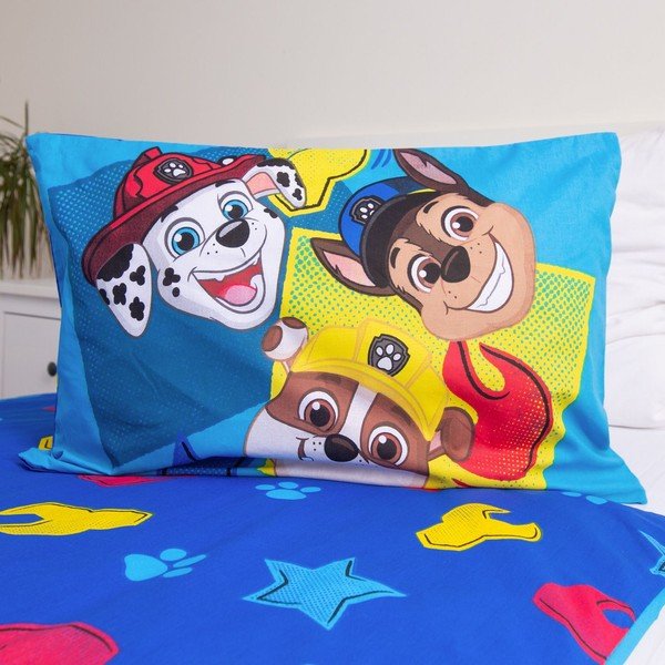Kék pamut gyerek ágyneműhuzat babaágyhoz 100x135 cm Paw Patrol "Pawsome days ahead" – Jerry Fabrics-image-3