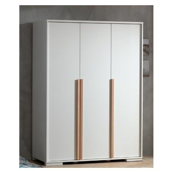 Fehér gyerek ruhásszekrény 146x195 cm London – Vipack-image-1