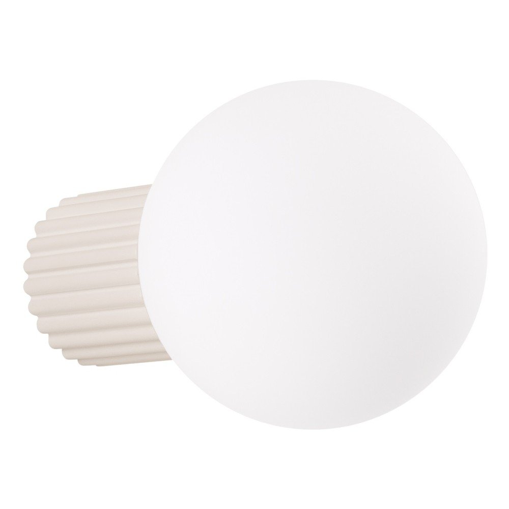 Krémszínű fali lámpa ø 12 cm Orbital  Sollux
