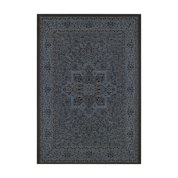 Anjara fekete-kék kültéri szőnyeg, 140 x 200 cm - NORTHRUGS