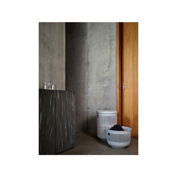 Világosszürke műanyag szennyeskosár 35 l Ume – Zone-image-1