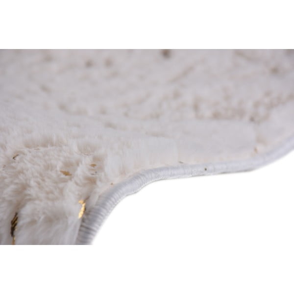 Krémszínű-aranyszínű pamut lépcsőszőnyeg szett 16 db-os 25x65 cm Simli Altin – Vitaus-image-3