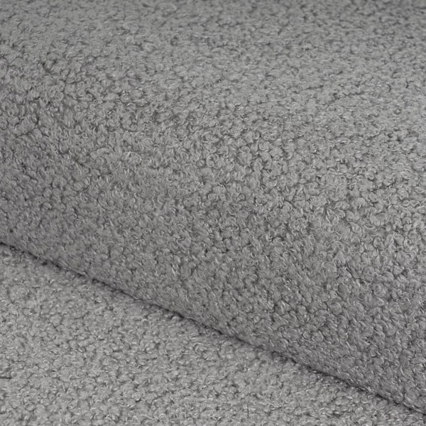 Szürke buklé puff Folding – Casa Selección-image-1