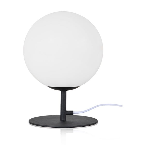 Luna XL fekete asztali lámpa, ø 22 cm - Globen Lighting