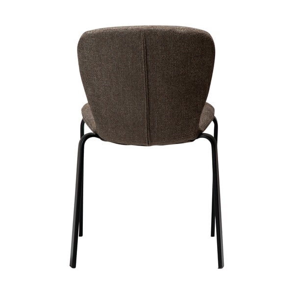 Barna kárpitozott étkezőszék Heap – DAN-FORM Denmark-image-3