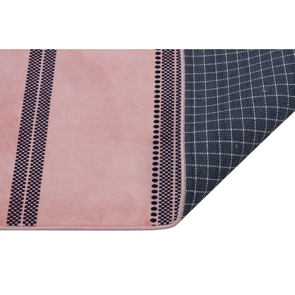 Rózsaszín mosható futószőnyeg 200x80 cm - Vitaus-image-2
