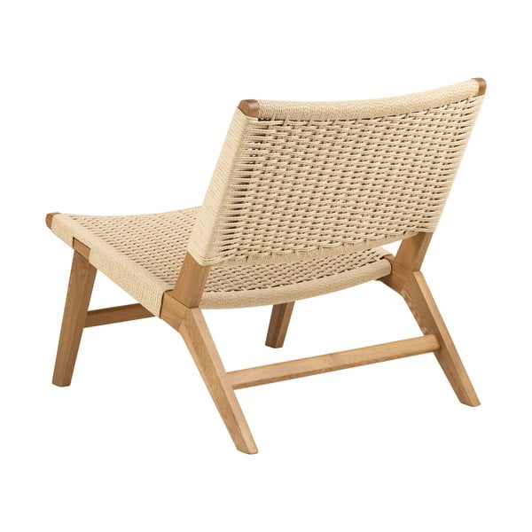 Natúr színű szövött fotel Carson – Actona-image-3