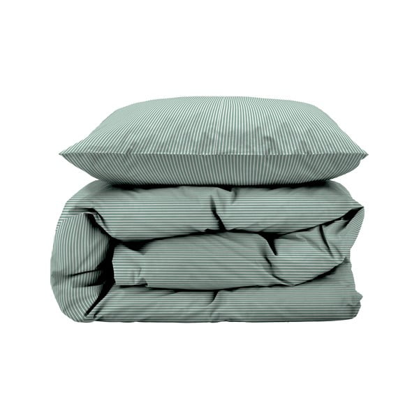 Világoszöld egyszemélyes pamut ágyneműhuzat 140x200 cm Cheerful – Södahl-image-2