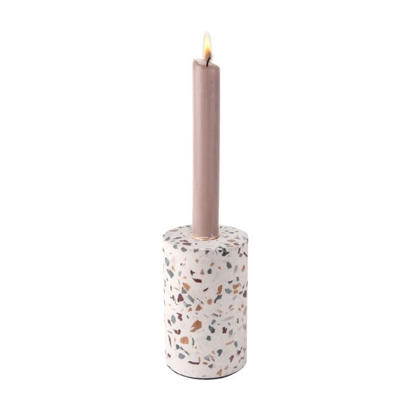 Terrazzo Trois kézzel készített gyertyatartó, magasság 12,5 cm - PT LIVING-image-2
