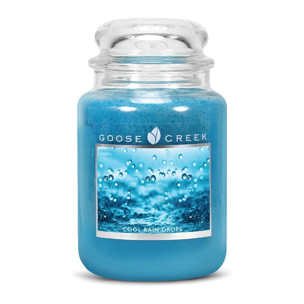 Hideg Cseppek illatgyertya üvegben, égési idő 150 óra - Goose Creek