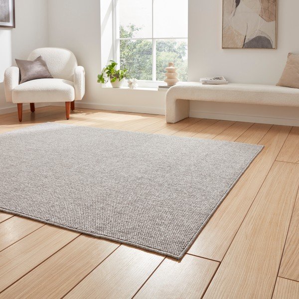 Szürke szőnyeg 200x290 cm Boucle – Think Rugs-image-2