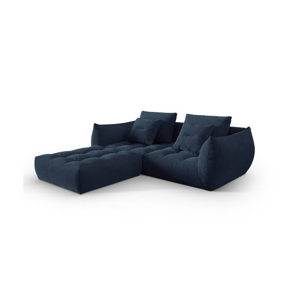 Sötétkék sarokkanapé (variálható) Bloom – Micadoni Home-image-2