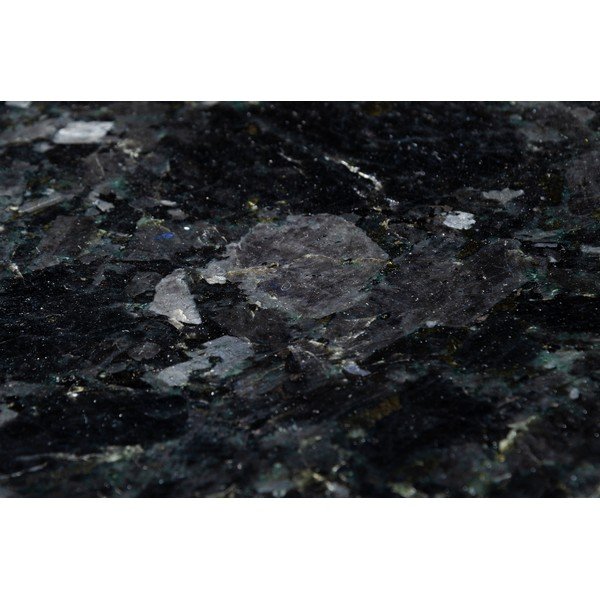 Crystal fekete gránitasztal aranyszínű talppal, ⌀ 50 cm - RGE-image-1