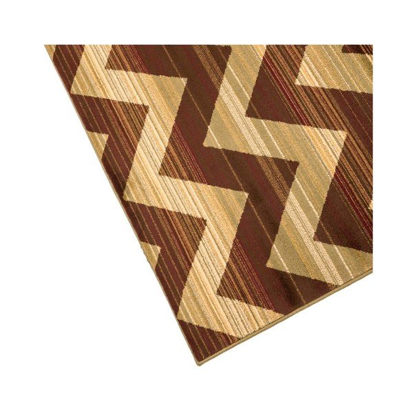Inspiration Zig Zag Duro barna fokozottan ellenálló szőnyeg, 165 x 235 cm - Floorita-image-2