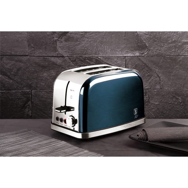 Kék kenyérpirító Aquamarine Metallic Line - BerlingerHaus-image-1