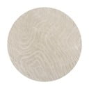 Krémszínű kézi szövésű gyapjú kerek szőnyeg ø 160 cm Mesmerise Natural – Flair Rugs