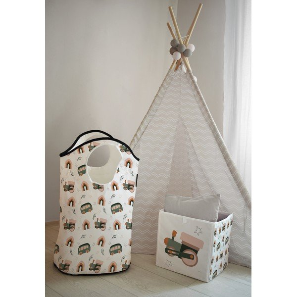 Gyerek szövet tárolókosár Little House - Butter Kings-image-1