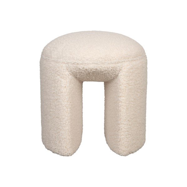 Krémszínű kárpitozott ülőke Noxx – White Label-image-2