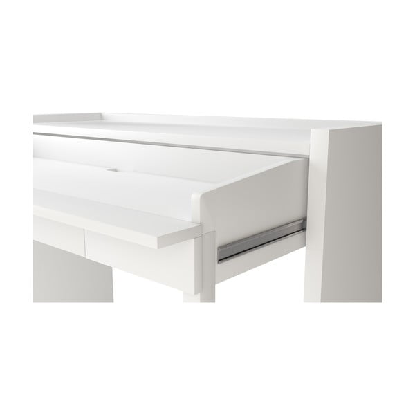 Mel íróasztal fehér asztallappal 36x110 cm - Woodman-image-3