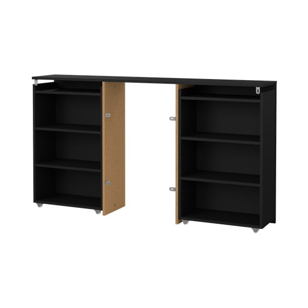 Fekete ágytámla 145x80 cm Naia – Tvilum-image-4