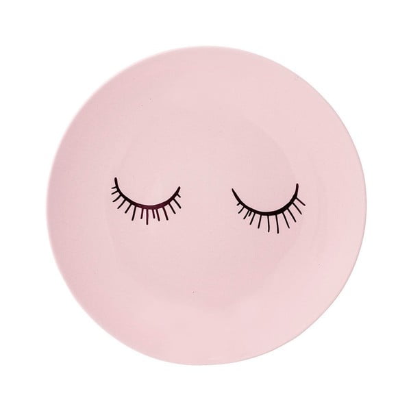 Audrey rózsaszín agyagkerámia tányér, ⌀ 20 cm - Bloomingville