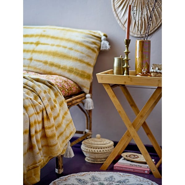 Sárga ágytakaró franciaágyra 220x260 cm Decia – Bloomingville-image-1